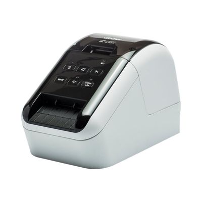 Brother QL-810W - Étiqueteuse - imprimante d'étiquettes en rouge et noir - impression thermique directe