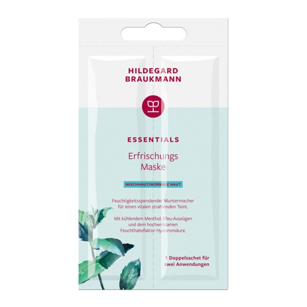 Hildegard Braukmann ESSENTIALS Erfrischungs Maske 2x7ml