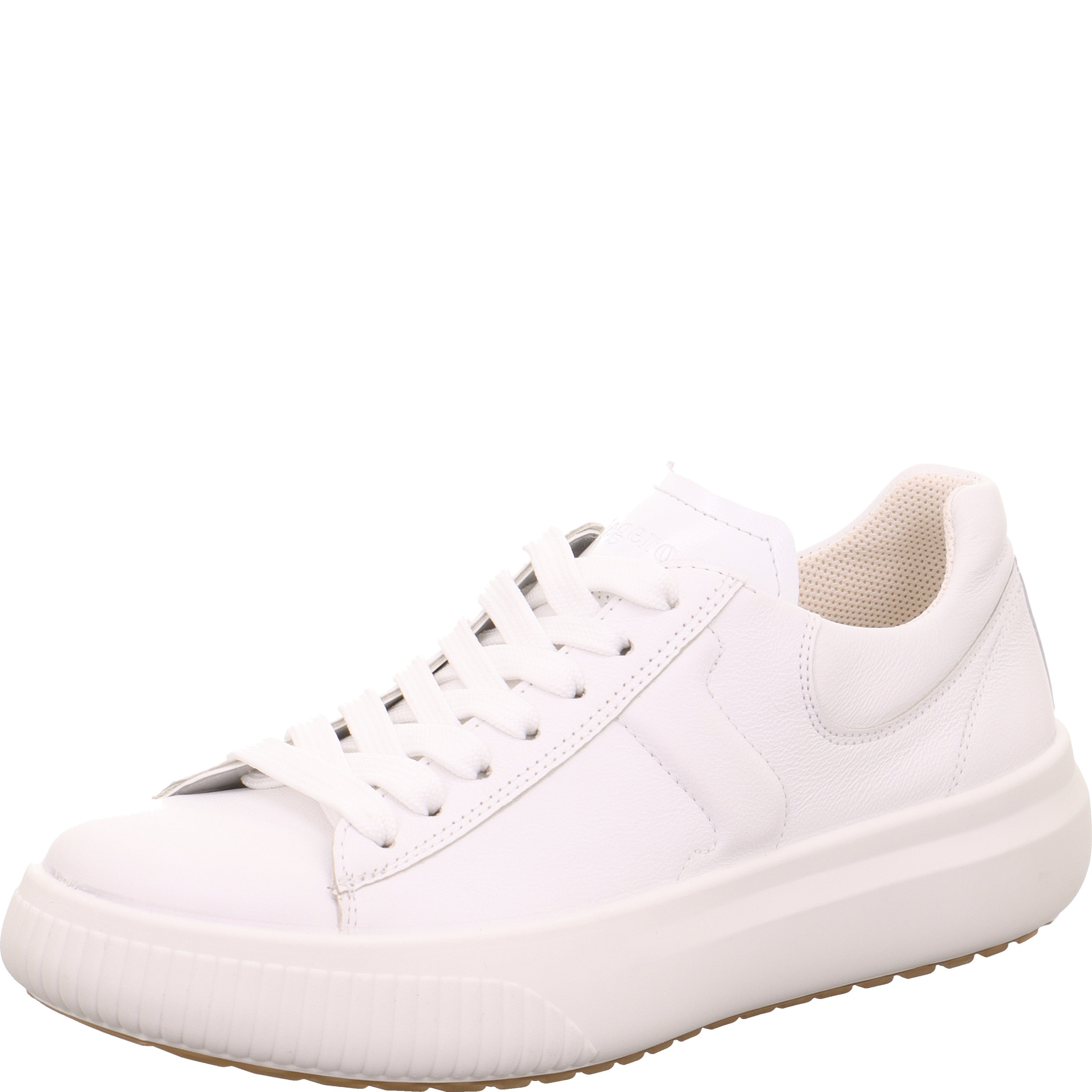 legero T4 JUMP Damen  Sneaker low mit Schnürung - Farbe: Bright White - Größe: 4