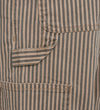 Sofie Schnoor Jeans - Gitte - Chocolate Brown m. Streifen