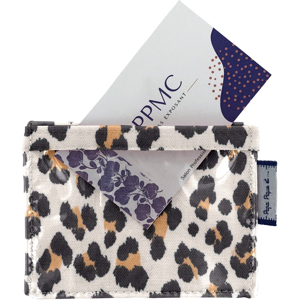 Porte Badge Leopard