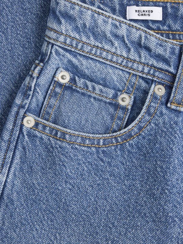 Jack&jones Junior Jjichris Jjoriginal Sq 854 Noos Jnr Jongens Jeans Blue Denim
