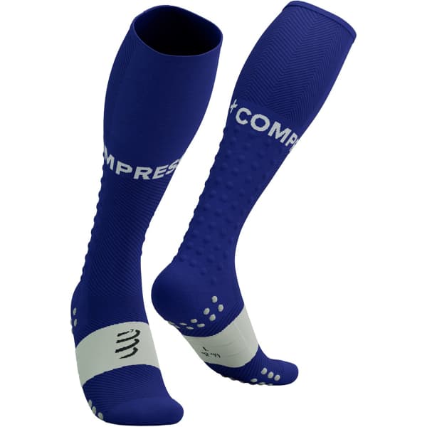 Chaussette compression COMPRESSPORT FULL SOCKS RUN DAZZLING BLUE/SUGAR SWIZZLE