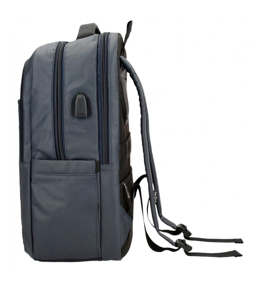 Mochila adaptável Pepe Jeans Heatfield com compartimento duplo para laptop e tablet de 15,6