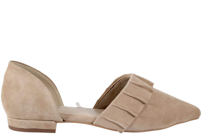 COPENHAGEN SHOES NEW ROMANCE DARK BEIGE BALLERINA
