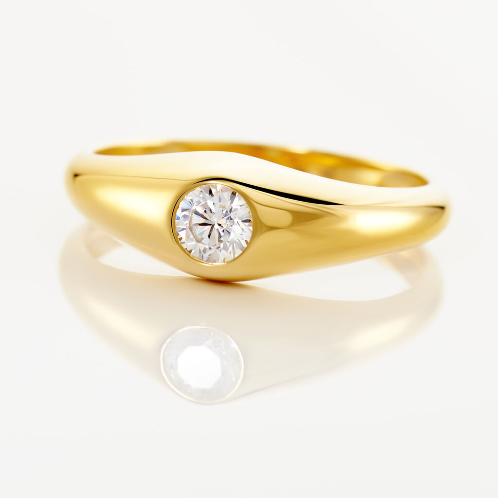 Chevaliere Or Jaune maxime Oxyde