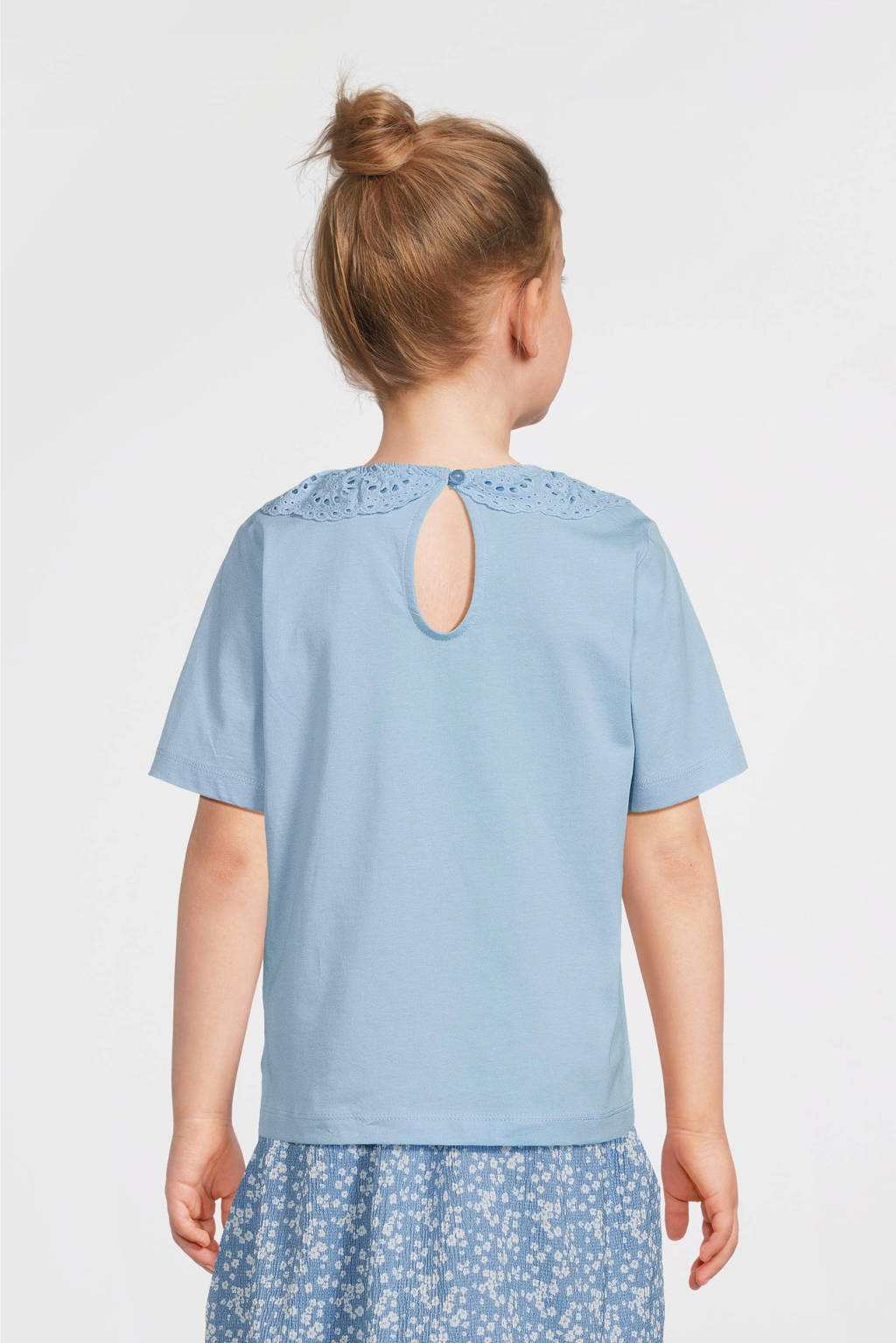 VERO MODA GIRL top VMPANNA GLENN lichtblauw