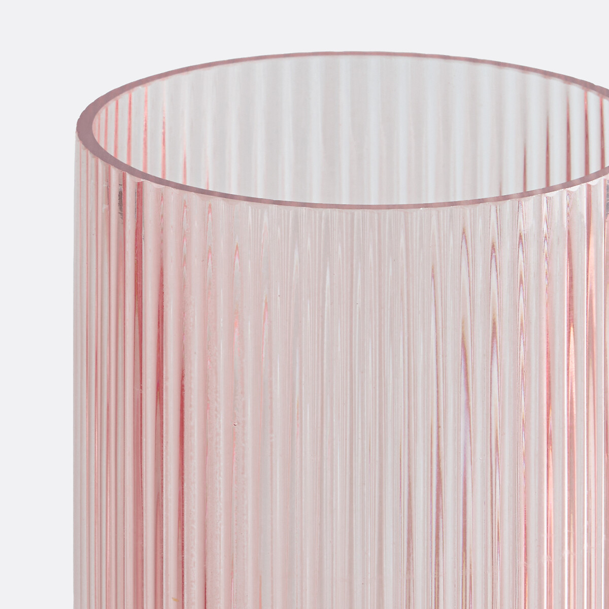 LA REDOUTE INTERIEURS<br>Vaso em vidro canelado Alt.26 cm, Valira
