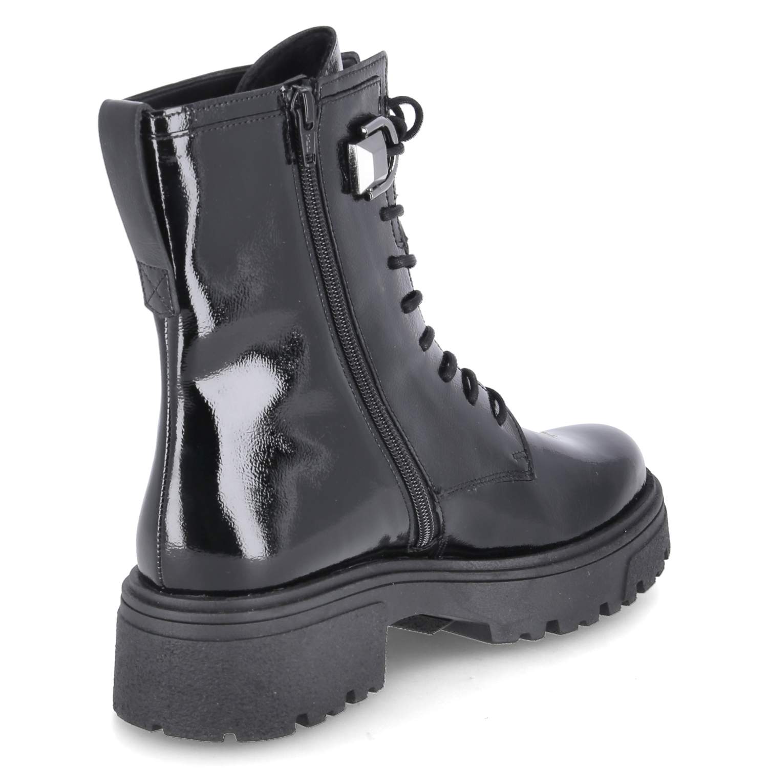 Gabor Combat Boots - schwarz(altsilber)