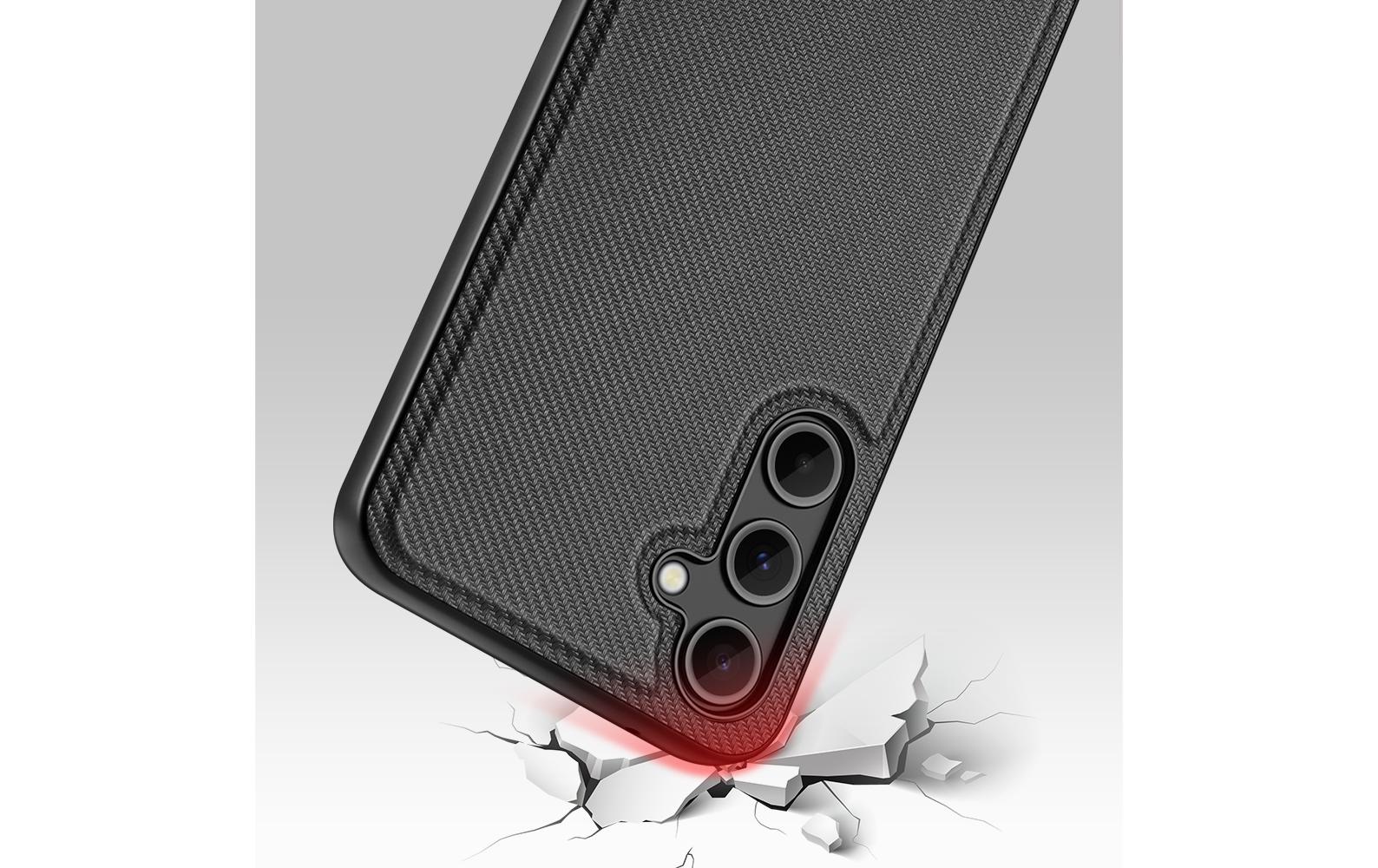 Back Cover StyleShell Nylo Galaxy A55 5G SchwarzSchutzhülle aus TPU für das Samsung Galaxy A55 5G