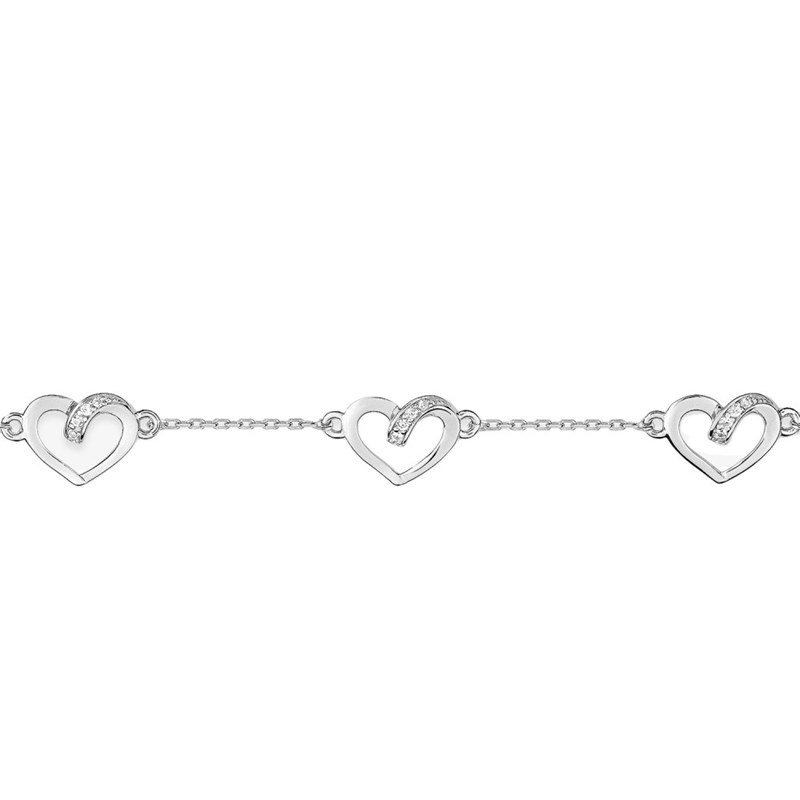 Bracelet Femme - Argent 925 - Longueur : 18 cm