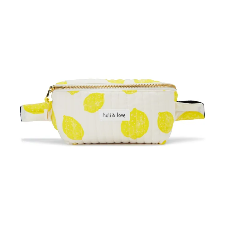 Holi & Love Sac Banane Citron Coton Bio | Jaune
