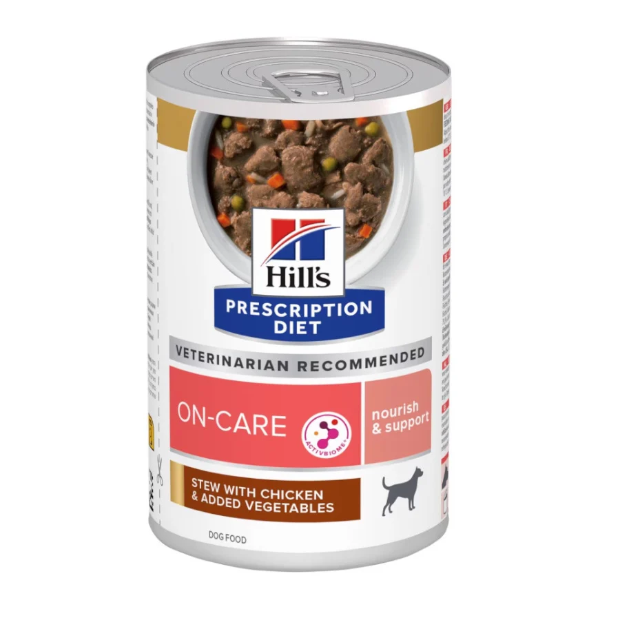 Hill's Prescription Diet ON-Care Ensopado de Frango e Vegetais em Lata para Cães