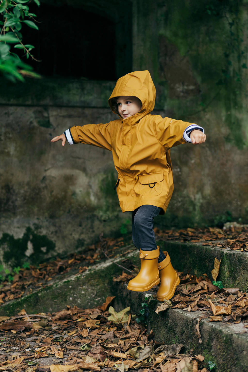 Igor unisex regenjas zomer Euri karamel