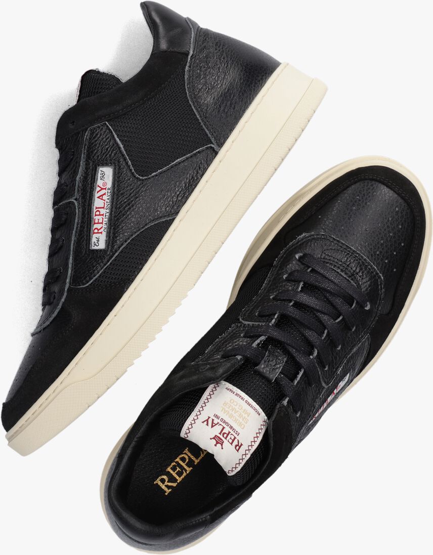 REPLAY zwarte replay hoge sneaker reload cordoba