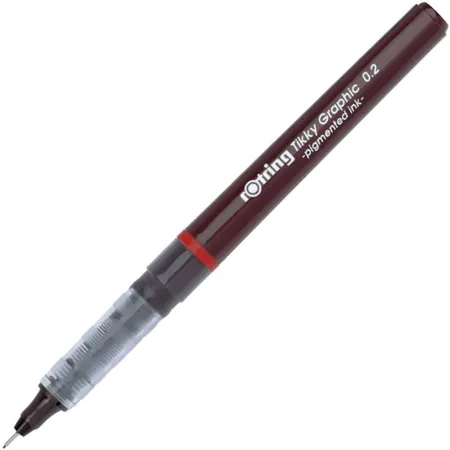 Rotring Tikky Graphic Faserschreiber, Strichstärke 0,2 mm