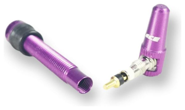 Paire de Valves Ice Airflow Tubeless 44 mm Violet