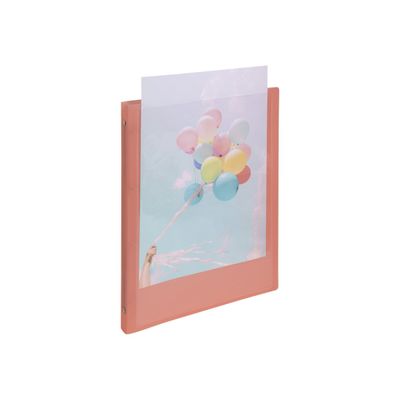 Exacompta Kreacover Pastel - Classeur 4 anneaux personnalisable - Dos 20 mm - A4 - pour 140 feuilles - disponible dans différentes couleurs