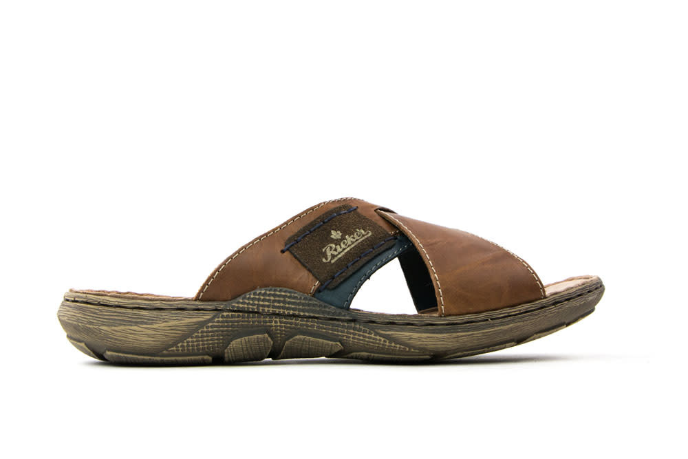 Rieker Slipper Brown Combi