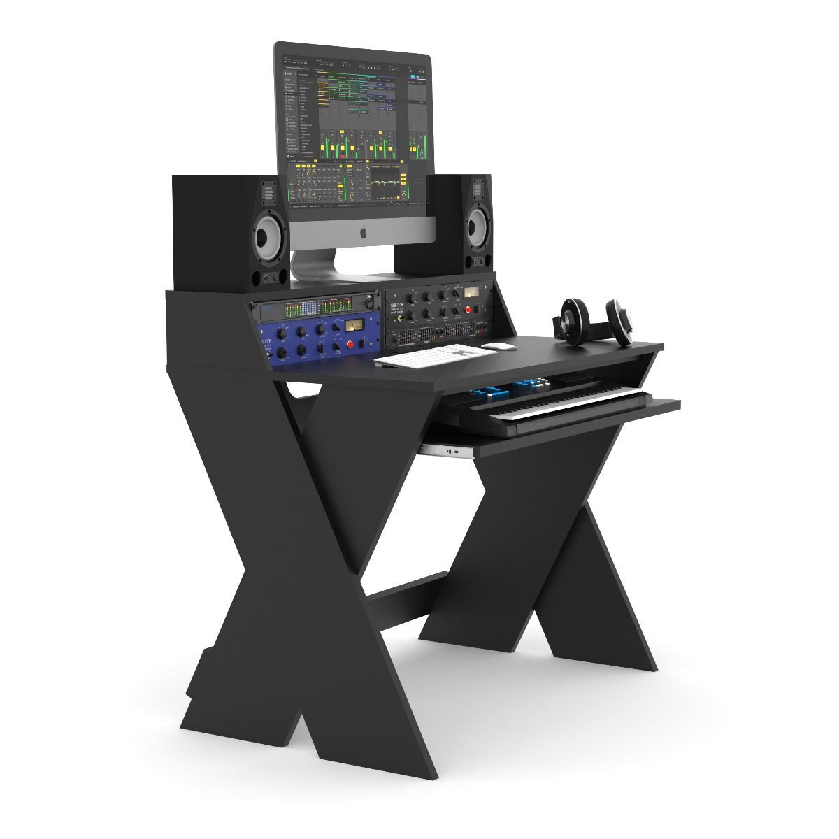 Glorious Sound Desk Compact Black workstation meubel