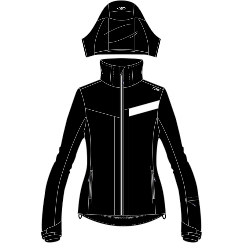 CMP Damen Zip Hoodie Jacke