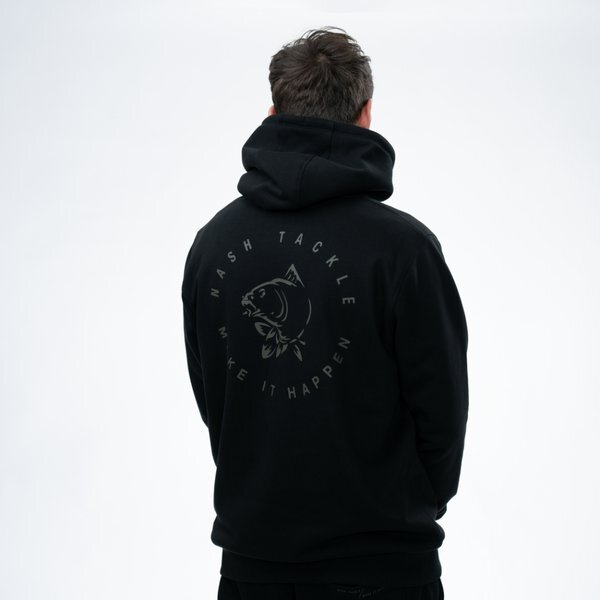 Sweat à Capuche Nash Make It Happen Logo Carpe Noir
