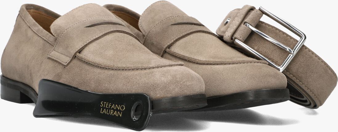 beige stefano lauran loafers strefano lauran