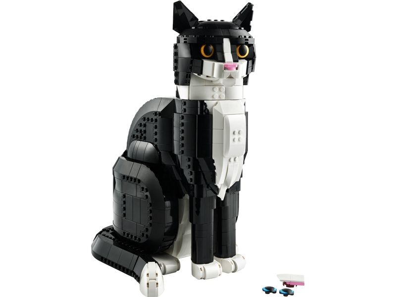 LEGO® Ideas Schwarz-weisse Katze 21349 Ein charmanter Begleiter und stiller Freund