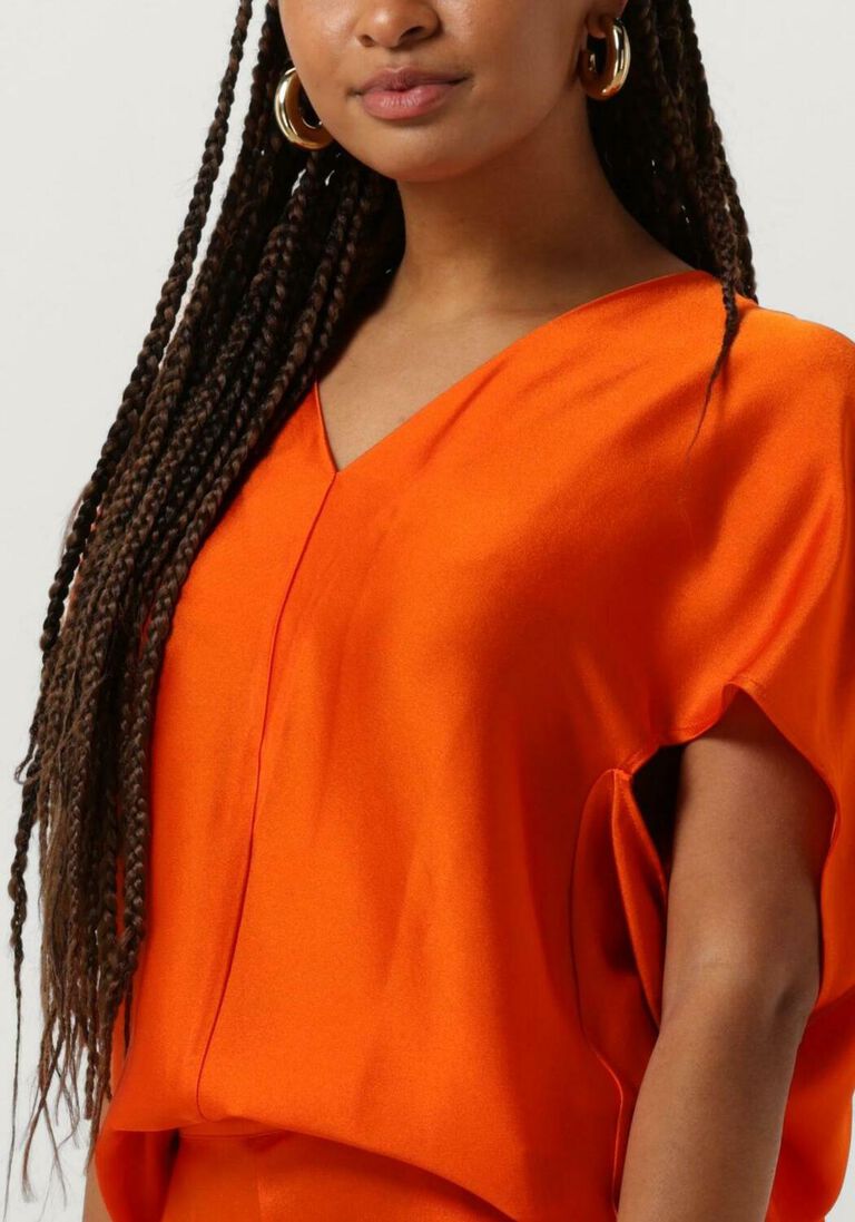 SEMICOUTURE oranje semicouture blouse gabrielle blouse