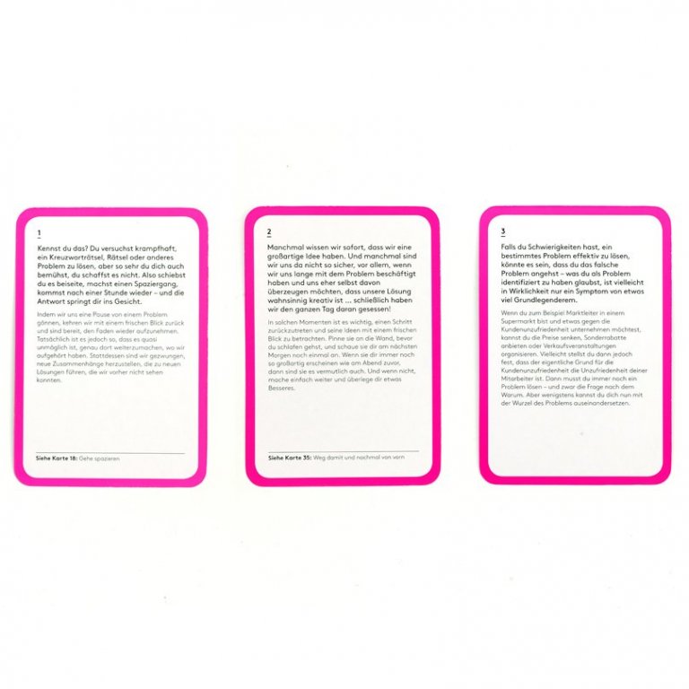 Laurence King Verlag Neue Ideen Selbsthilfekarten