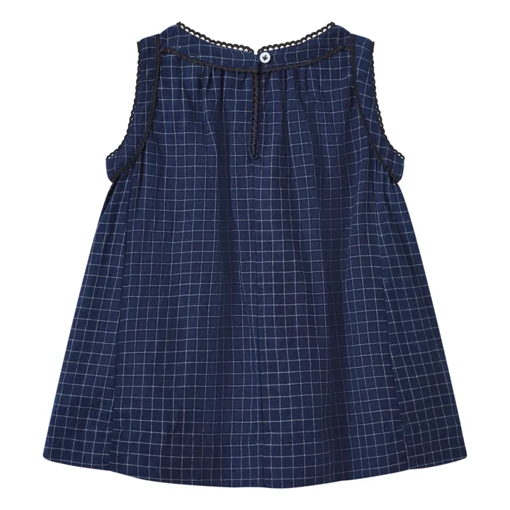 Caramel Robe à Carreaux Ginger | Bleu marine