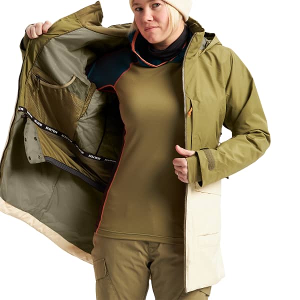 Veste snowboard BURTON W GORE TREELINE JK MARTINI OLIVE/CRÈME BRÛLÉE