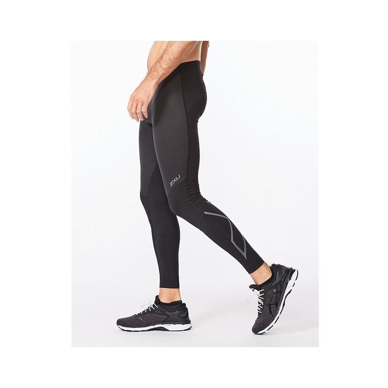 2XU Ignition Shield Comp Tights Men Black/Black Reflective