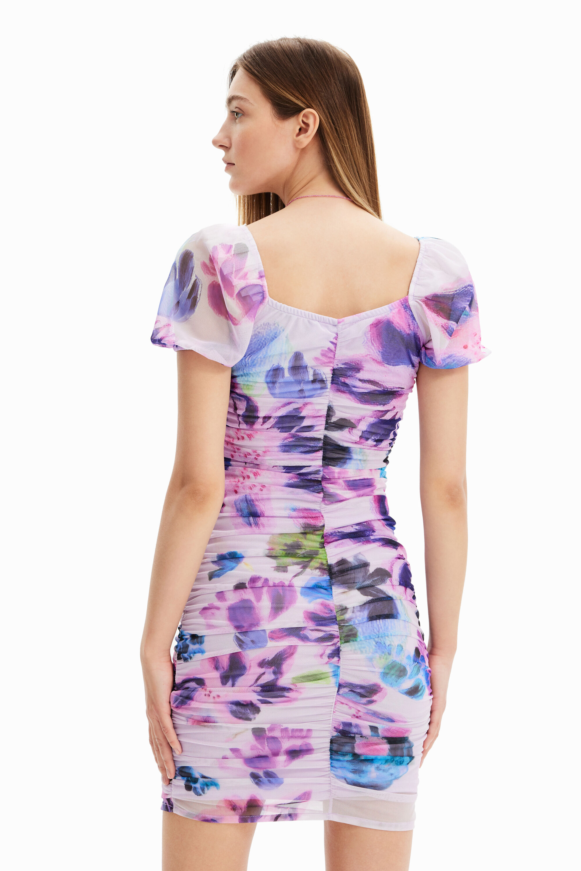 Robe courte froncée M. Christian Lacroix