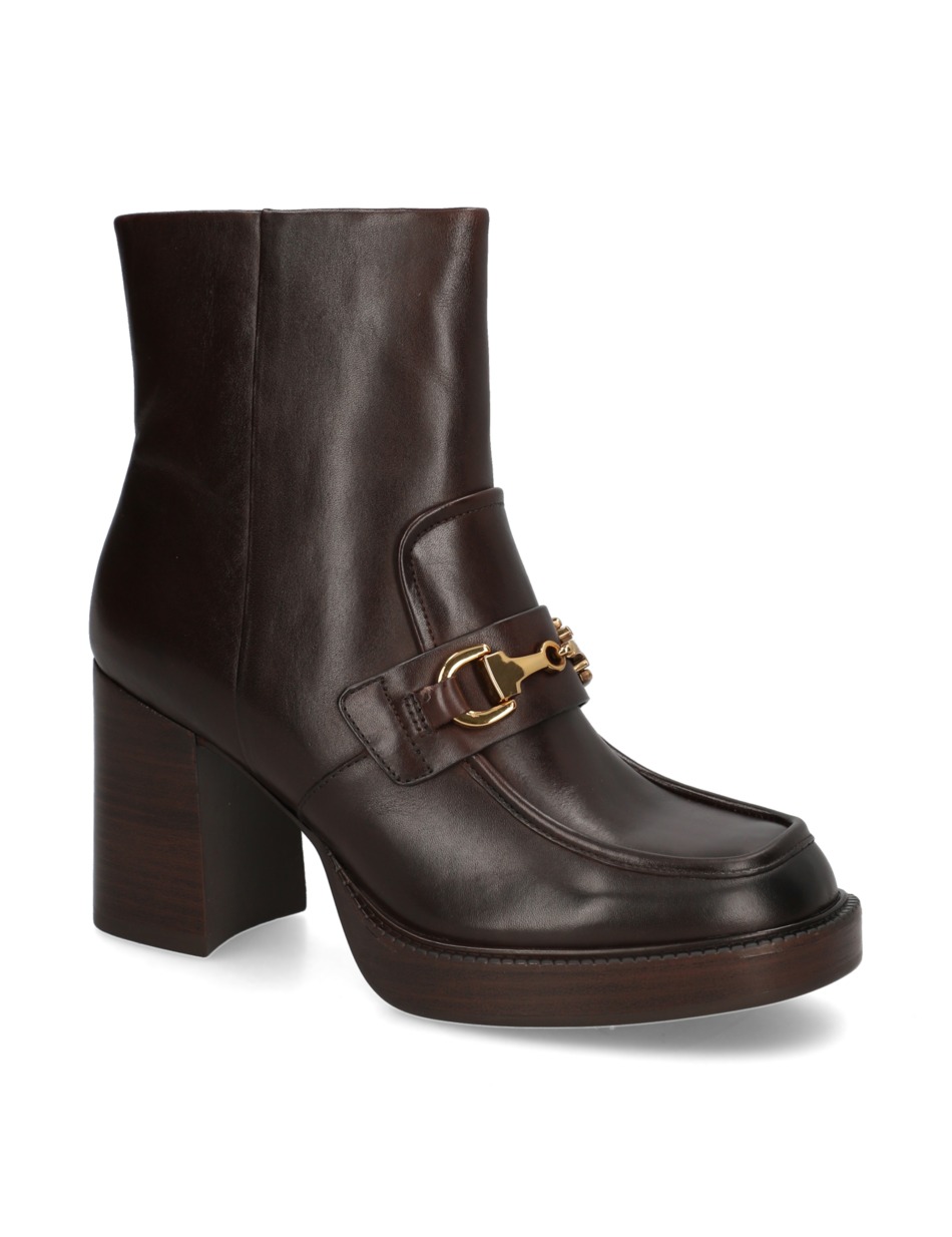Glattleder Stiefelette