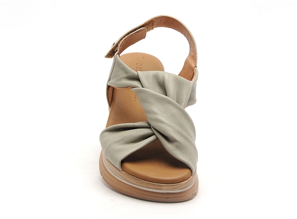 Paula urban nu pieds talons femme 24335 vert