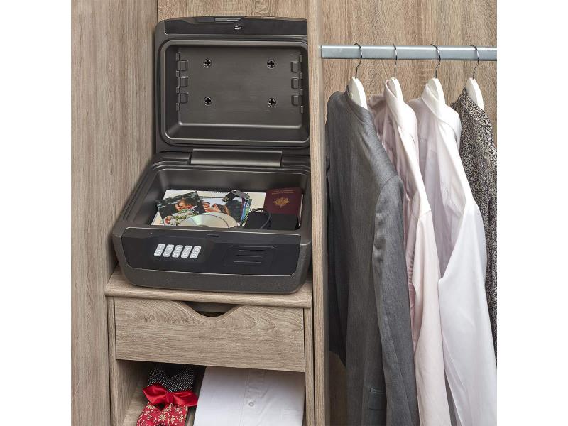 Masterlock Brandschutzbox CHW30300EURHRO Anthrazit Grosse Sicherheitskassette