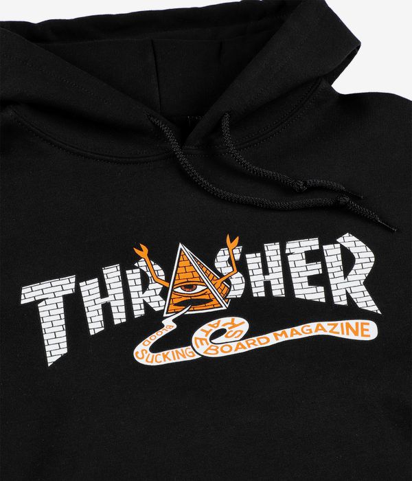 Thrasher x Toy Machine Pyramid Hoodie (black)