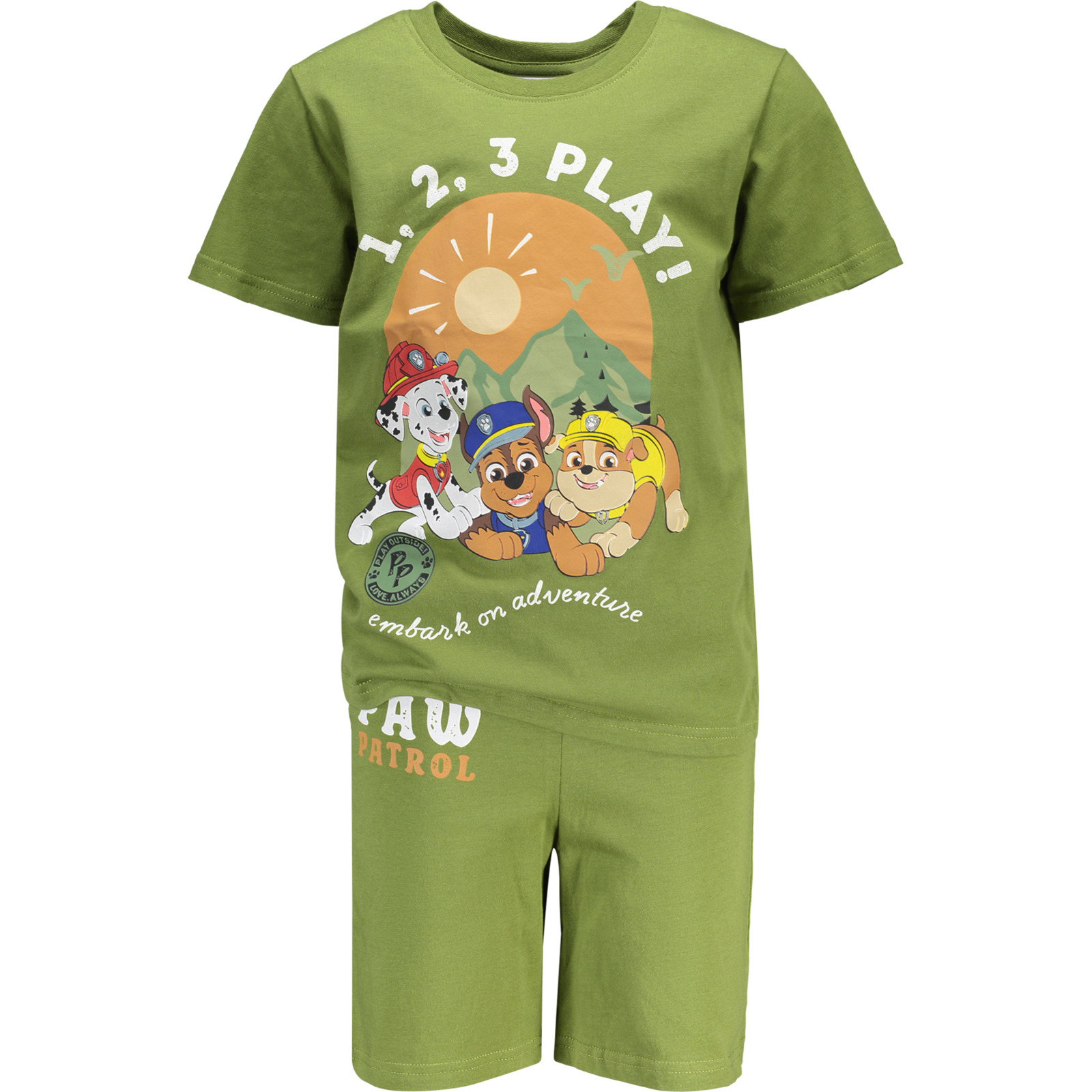 Kinder-Shorty Paw Patrol olive