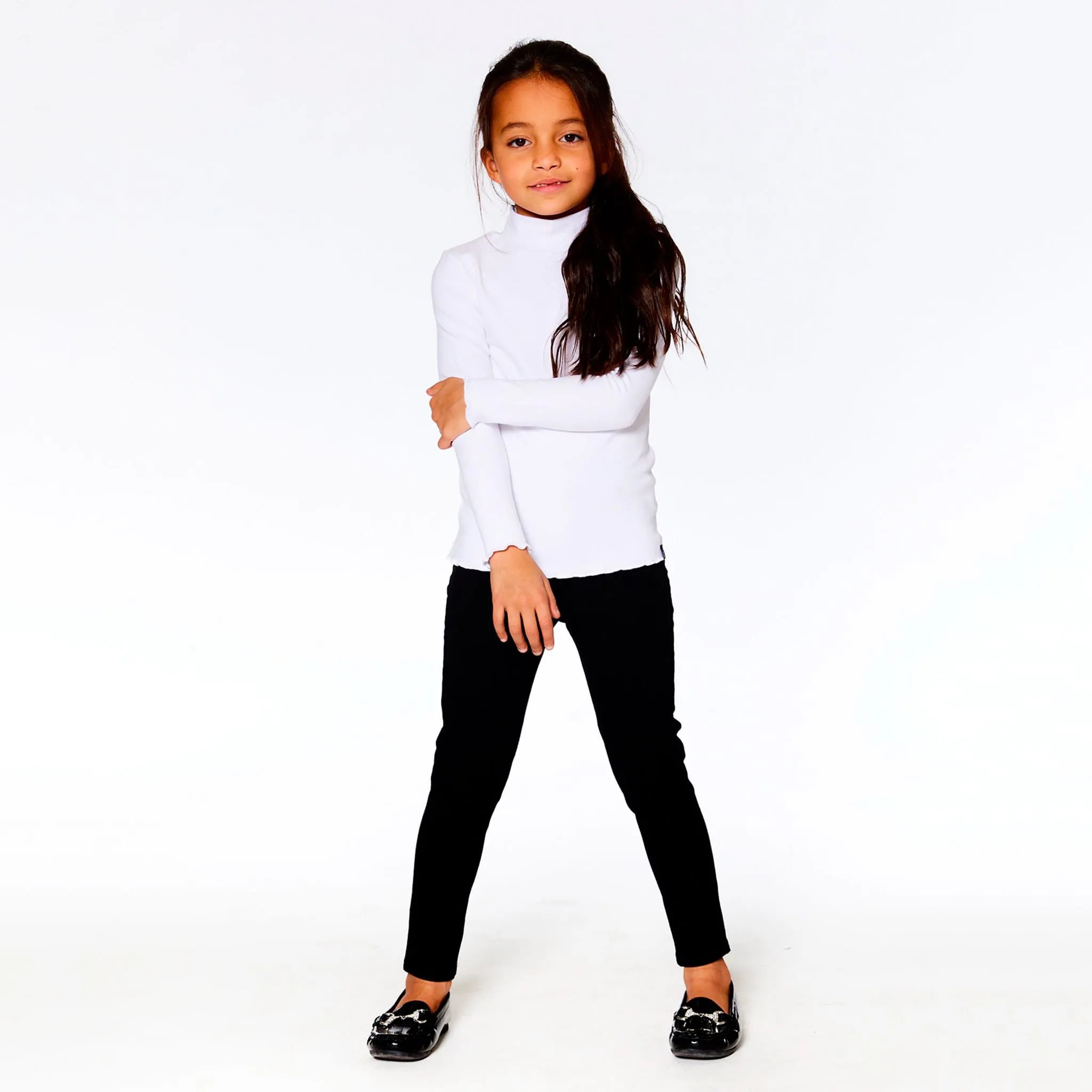 Deux par Deux T-Shirt Col Roule Basique 3-6ans