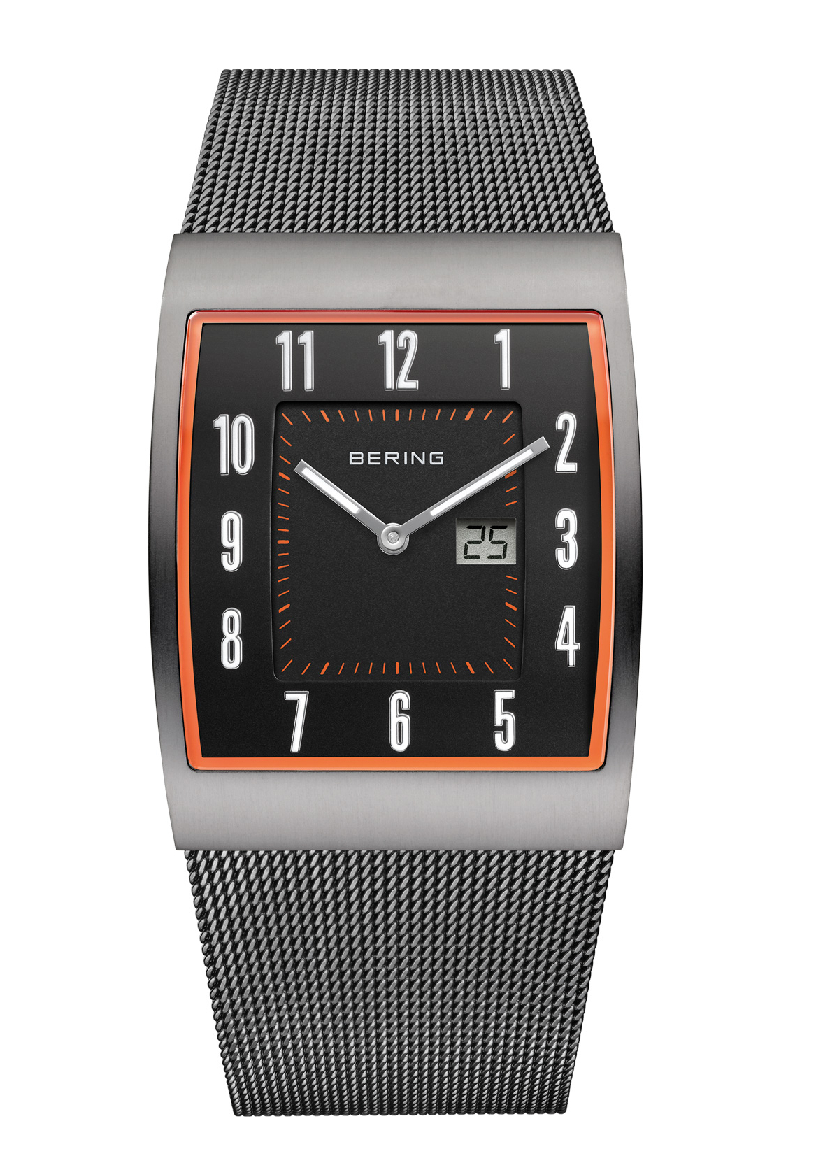 BERING Herrenuhr Funk Schwarz 52033-379