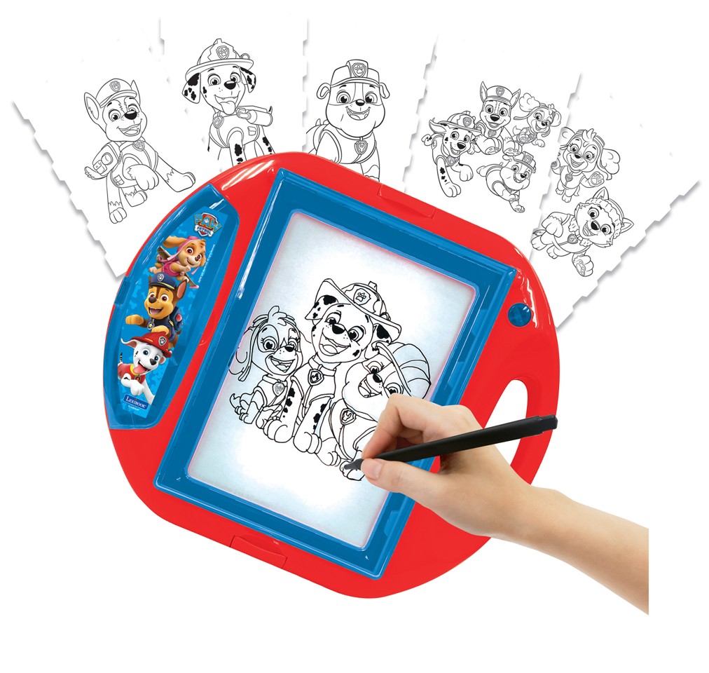 Lexibook - Paw Patrol tegneprojektor med skabelon og stempler