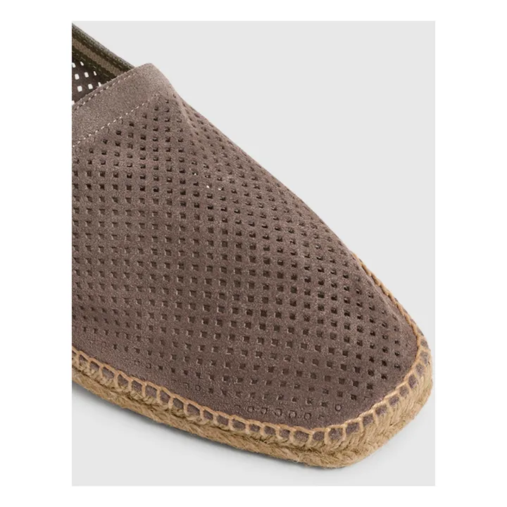 Castaner Espadrilles Pablo Suède Perforées | Taupe