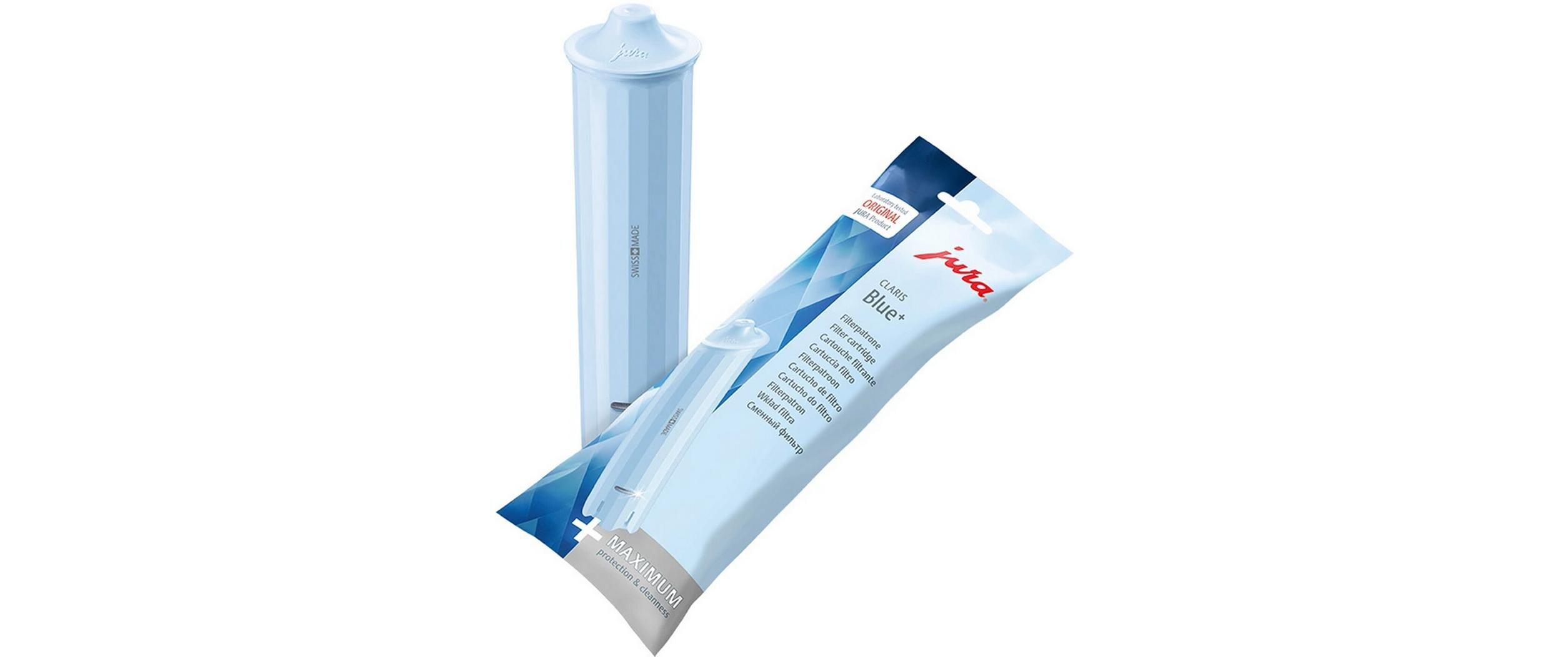 Filterpatrone CLARIS Blue+ 1 StückWasserfilter für kompatible Jura Kaffeevollautomaten