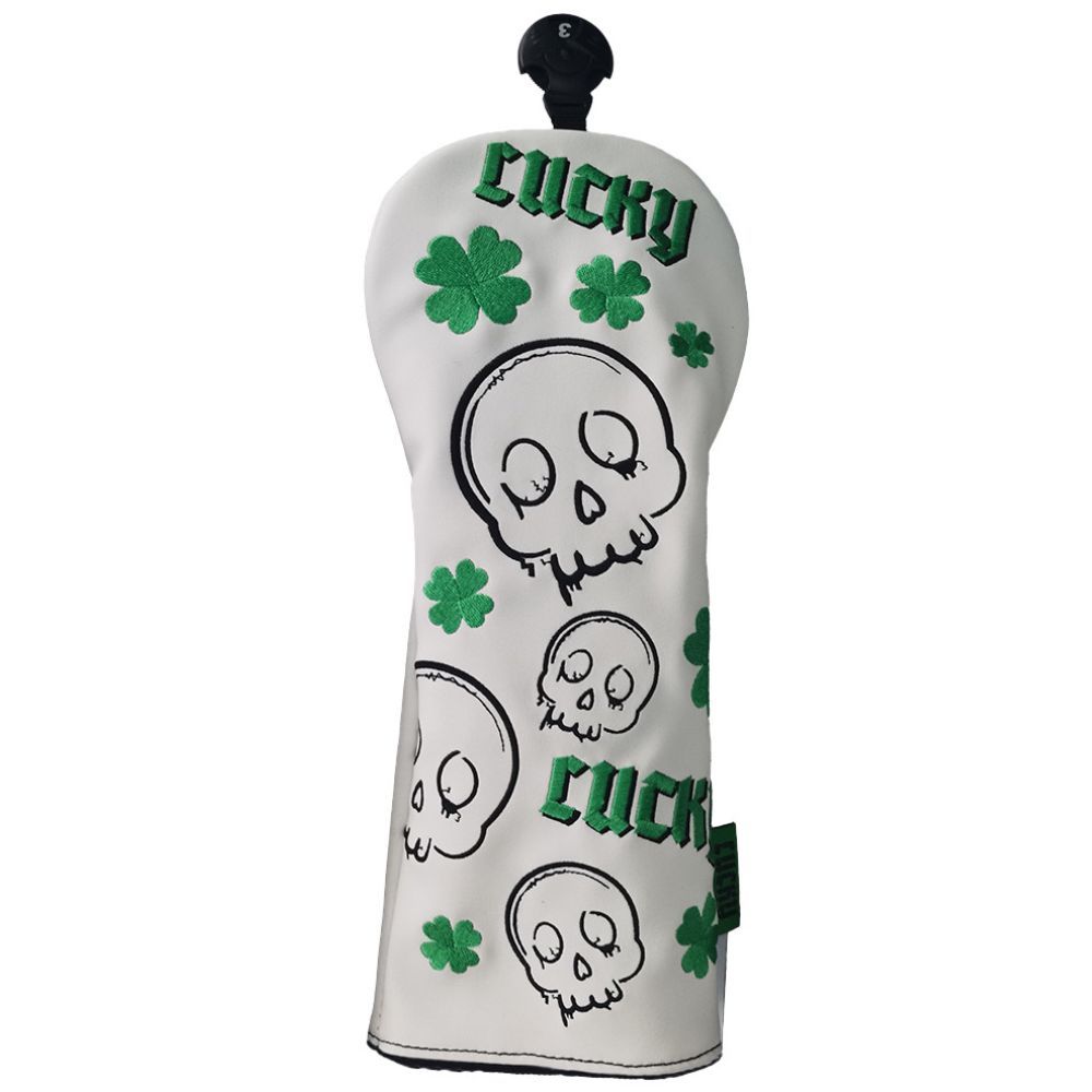 Lucky Wood Headcover Hvit