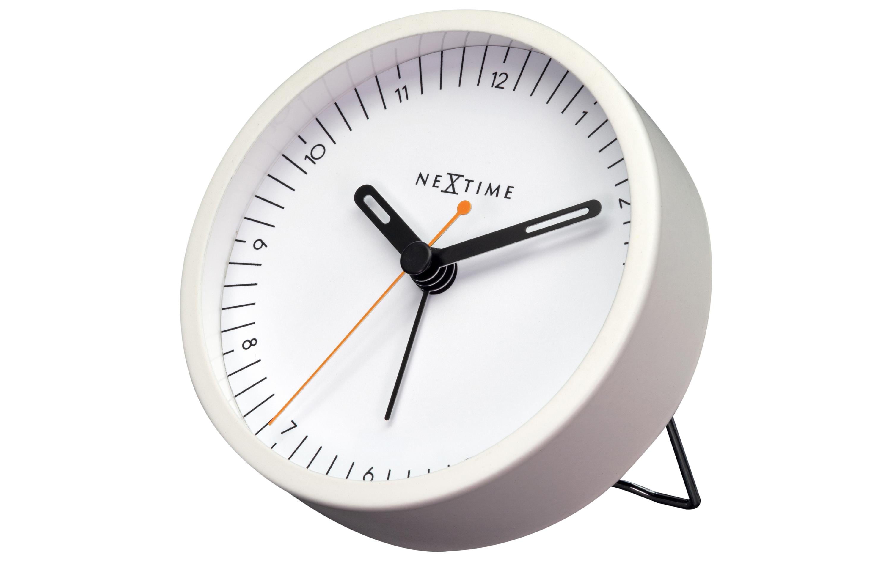 Klassischer Wecker Small WeissTischuhr mit Wecker