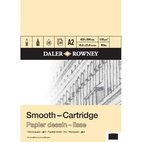 DALER-ROWNEY Zeichenblock Smooth-Cartridge
