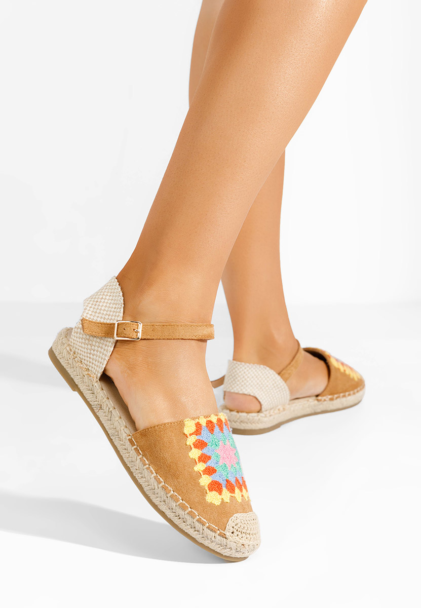 Espadrilles femme chameau Graciella