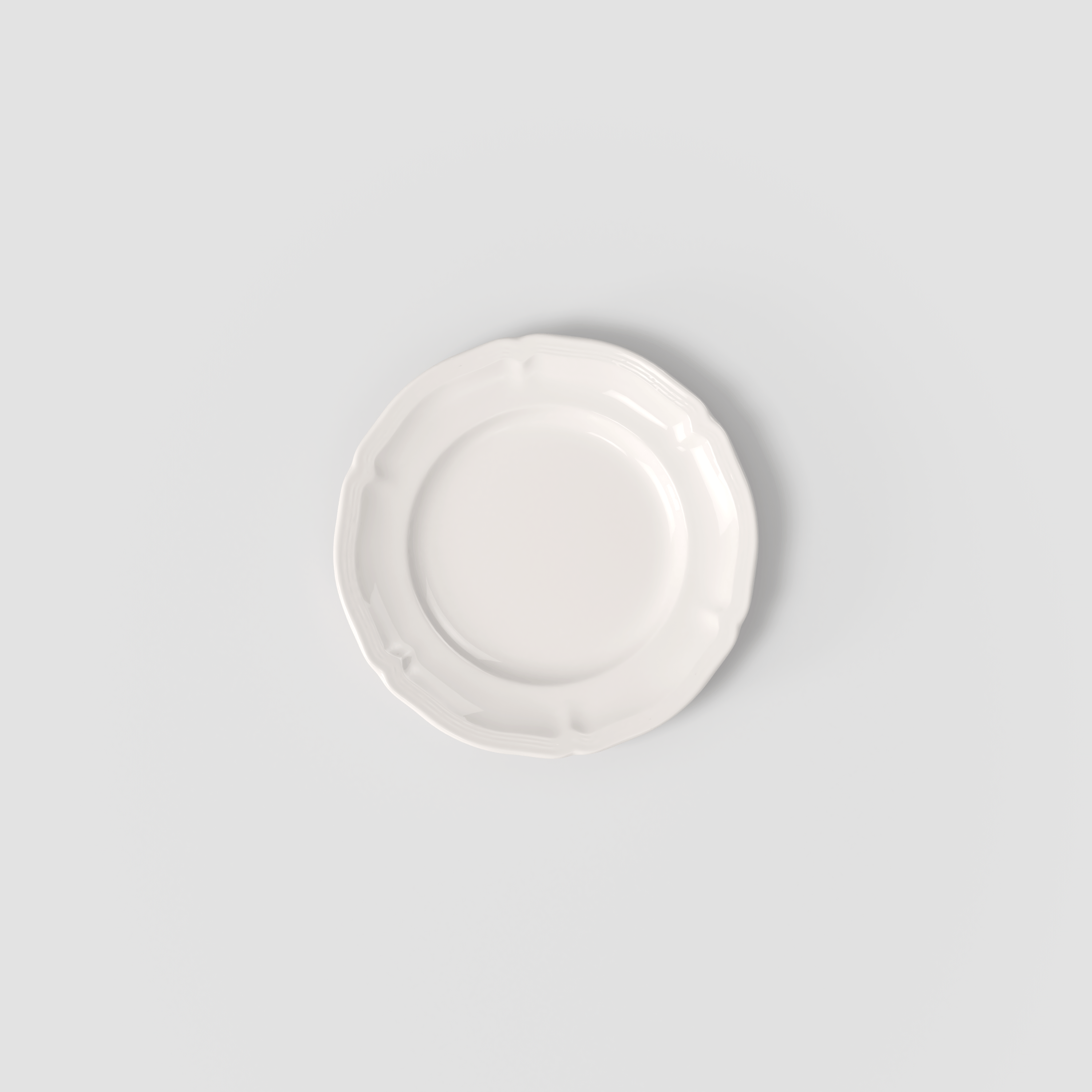 Manoir Bread plate White, 6.9'', Premium Porcelain