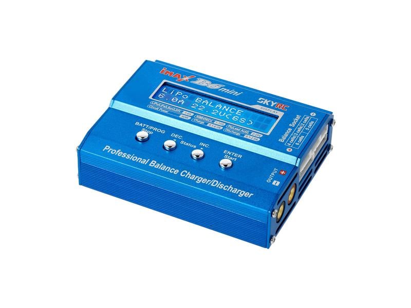 SKYRC Ladegerät iMAX B6 mini DC 60W, 1-6S DC Schnellladegerät für LiPo und NiMH Akkus